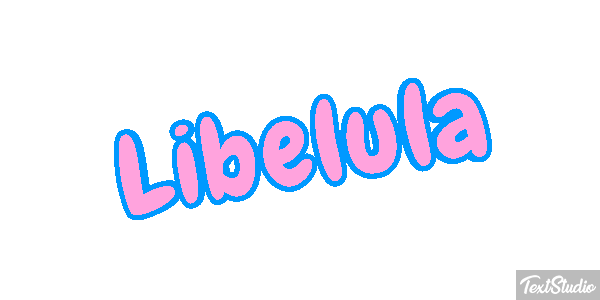 Libélula Efecto de texto