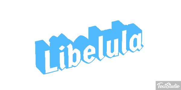 Libélula Efecto de texto