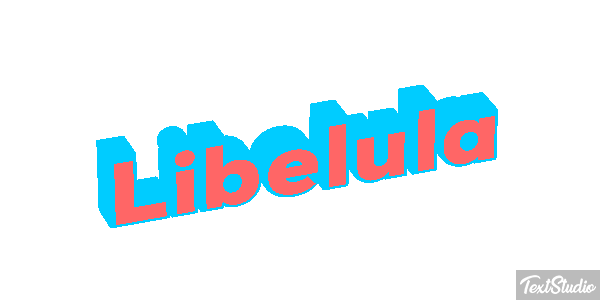 Libélula Efecto de texto