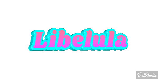 Libélula Efecto de texto