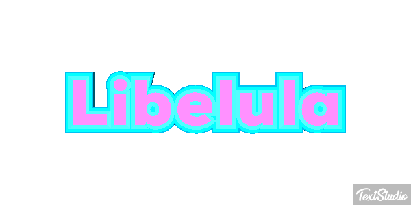 Libélula Efecto de texto