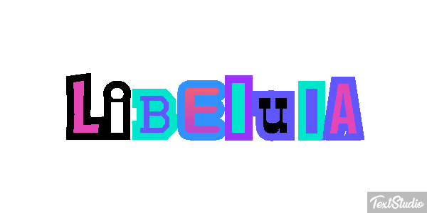Libélula Efecto de texto