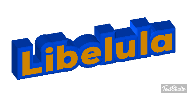 Libélula Efecto de texto