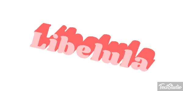 Libélula Efecto de texto