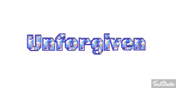 Unforgiven Tekst effect