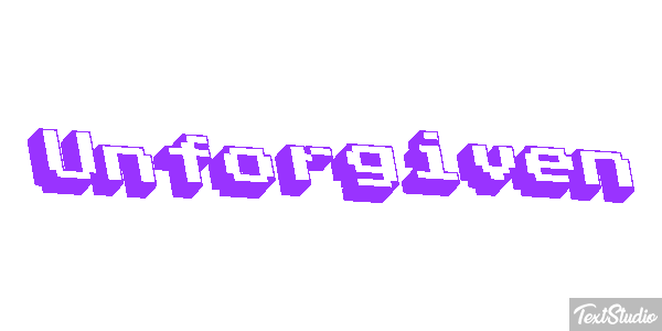 Unforgiven Tekst effect