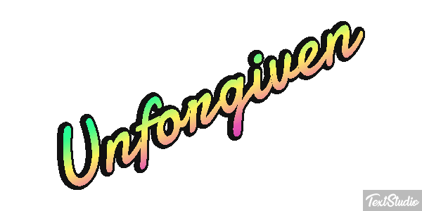 Unforgiven Tekst effect