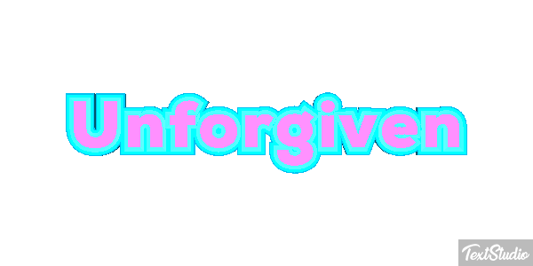 Unforgiven Tekst effect