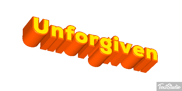 Unforgiven Tekst effect