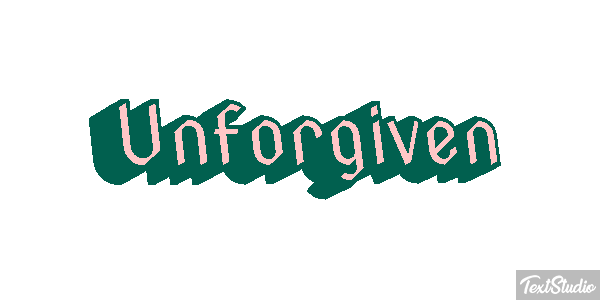 Unforgiven Tekst effect