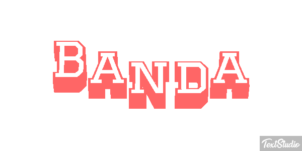 Banda Efecto de texto