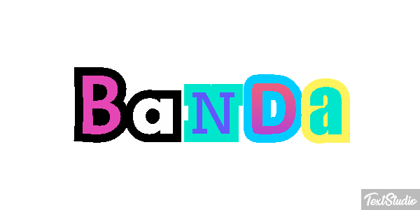 Banda Efecto de texto