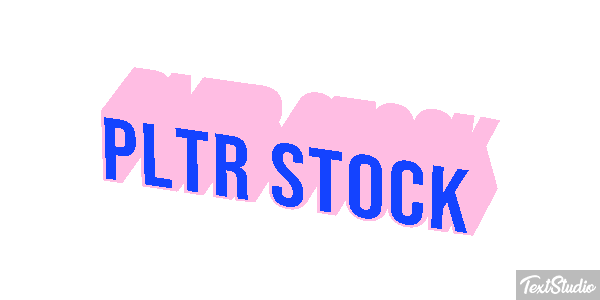 Pltr Stock Tekst effect