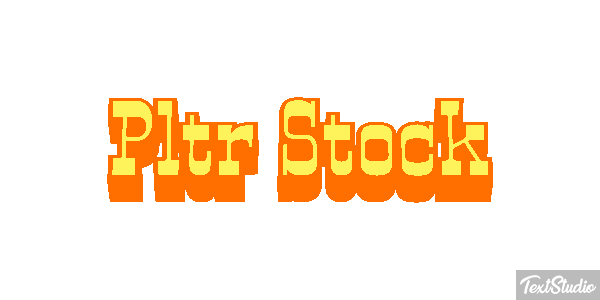 Pltr Stock Tekst effect