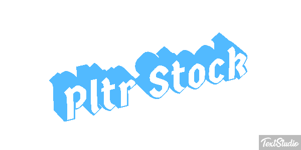 Pltr Stock Tekst effect