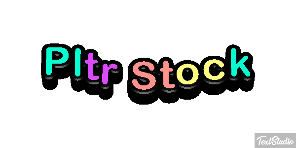 Pltr Stock Tekst effect