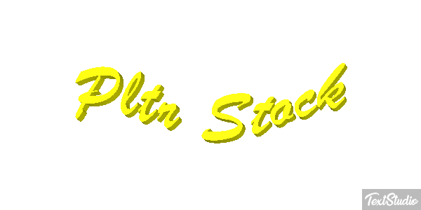 Pltr Stock Tekst effect