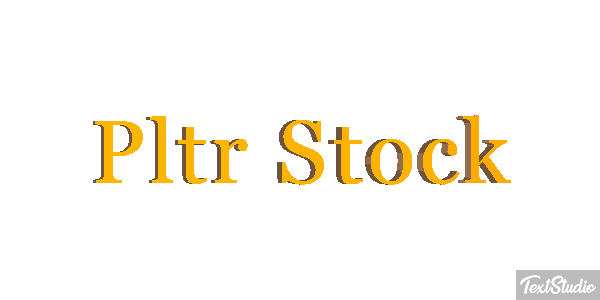 Pltr Stock Tekst effect