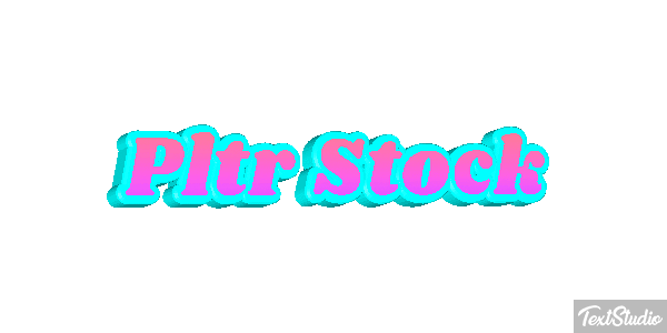 Pltr Stock Tekst effect