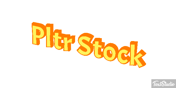 Pltr Stock Tekst effect