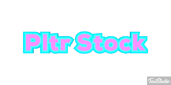 Pltr Stock Tekst effect