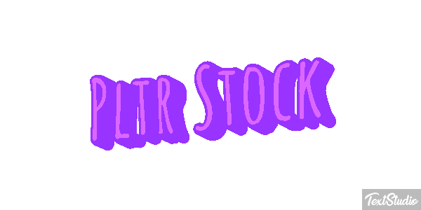Pltr Stock Tekst effect