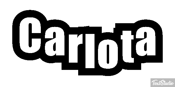 Carlota Text effect