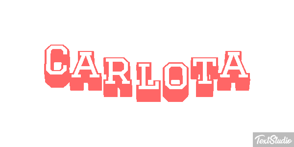 Carlota Text effect