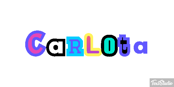 Carlota Text effect