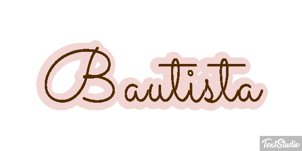 Bautista Efecto de texto