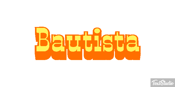 Bautista Efecto de texto
