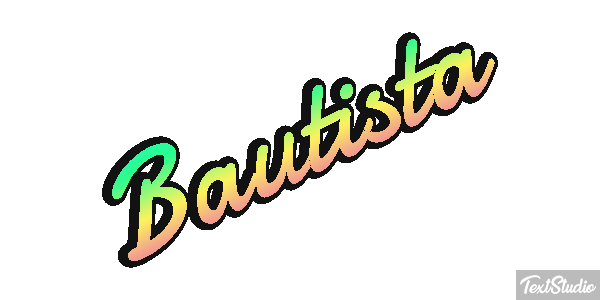 Bautista Efecto de texto