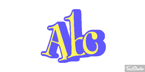 Abc Text effect