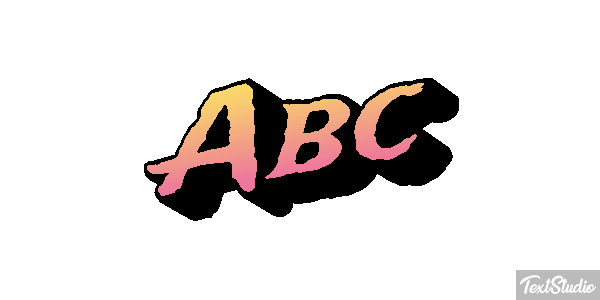 Abc Text effect