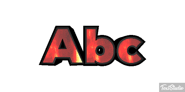 Abc Text effect