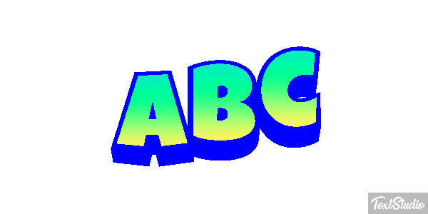 Abc Text effect
