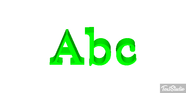 Abc Text effect