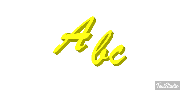 Abc Text effect