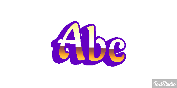 Abc Text effect