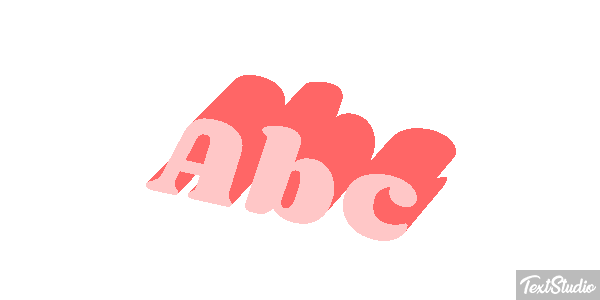 Abc Text effect
