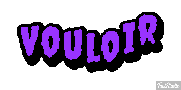 Vouloir Effetto testo