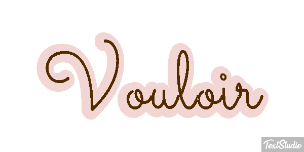 Vouloir Effetto testo
