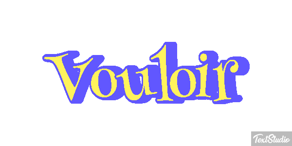 Vouloir Effetto testo