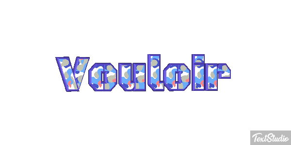 Vouloir Effetto testo