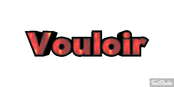 Vouloir Effetto testo
