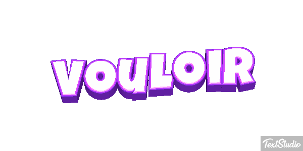 Vouloir Effetto testo