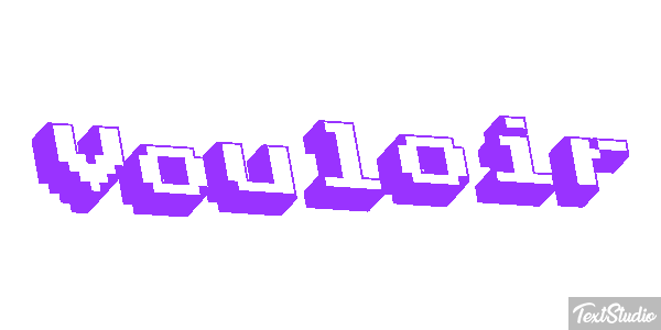 Vouloir Effetto testo