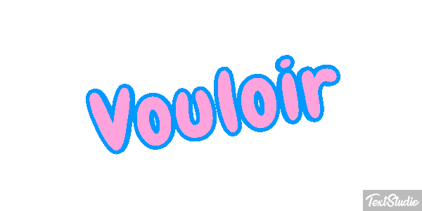 Vouloir Effetto testo