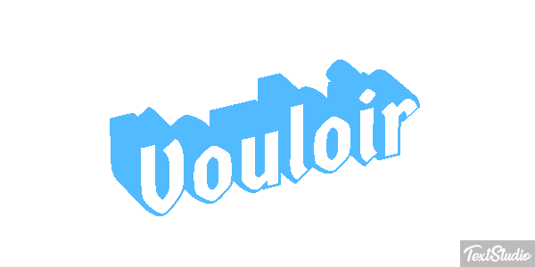 Vouloir Effetto testo