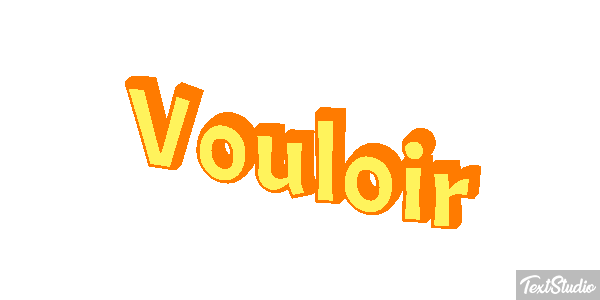 Vouloir Effetto testo